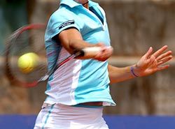 Udveksling af viden på træningslejr i tennis i Barcelona, Spanien