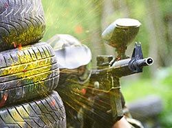 Deltag i adrenalinfyldt paintball i Barcelona, Spanien
