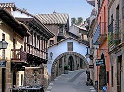Besøg Poble Espanyol i Barcelona, Spanien